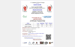concours TAEN/TAEI Nocturne et concours du dimanche matin 27 et 28 juin 2026