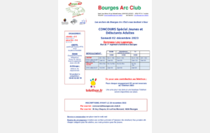 Concours Spécial Jeunes et Adultes Débutants BOURGES AC
