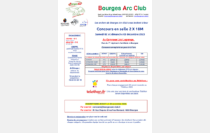 Concours salle 2x18m BOURGES AC