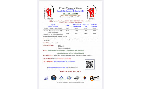 concours qualificatif des 24/25 janvier 2026
